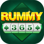 Rummy 365 app logo in green background with yellow and green text