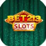Bet 213 app logo in green background with yellow and red text