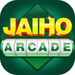 Jaiho arcade app logo in green background with yellow and green text