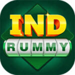 Ins rummy app logo in green background with yellow and green text