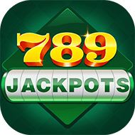 789 jackpots app logo in green background with yellow and green text