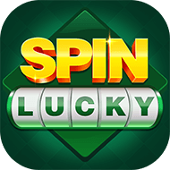 spin lucky app logo in green background with yellow and green text