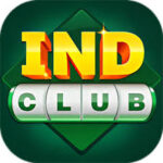 ind club app logo in green background with yellow and green text